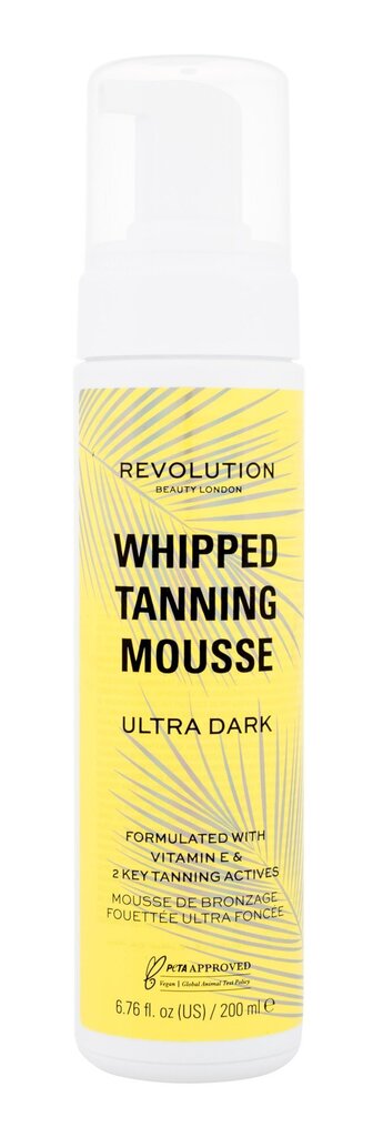 Isepruunistav vaht Makeup Revolution London Whipped, 200 ml, Ultra Dark hind ja info | Isepruunistavad kreemid | hansapost.ee