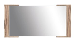 Подвесное зеркало Morena, белое/коричневое цена и информация | Подвесные зеркала | hansapost.ee