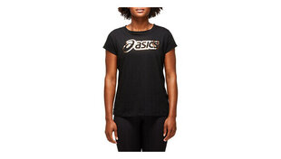 Naiste T-särk Asics Logo Graphic Tee, must цена и информация | Женские футболки | hansapost.ee