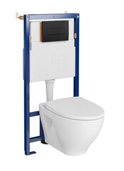 Seinale kinnitatav WC komplekt Carlo New Cersanit price and information | Toilet bowl | hansapost.ee