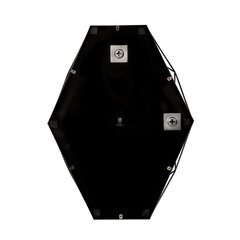 Стальное настенное зеркало Umbra Prisma, 43x57 см, черное цена и информация | Подвесные зеркала | hansapost.ee