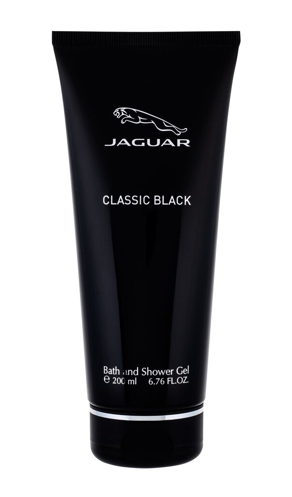 Meeste dušigeel Jaguar Classic Black meestele 200 ml цена и информация | Dušigeelid ja deodorandid meestele | hansapost.ee