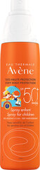Защитный спрей от солнца для детей Avene Spf50+ (200 мл) цена и информация | Кремы от загара | hansapost.ee