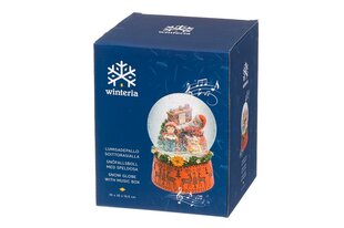 Рождественское украшение Снежный шар с музыкой Winteria цена и информация | Декорации | hansapost.ee