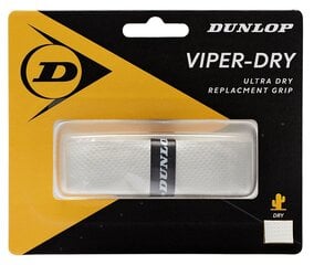 Намотка базовая для теннисной ракетки DUNLOP Viperdry белая 1 шт. цена и информация | Dunlop Теннис | hansapost.ee