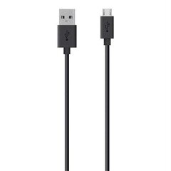 BELKIN MIXIT Micro-USB to USB ChargeSync Cable, Black цена и информация | Borofone 43757-uniw | hansapost.ee