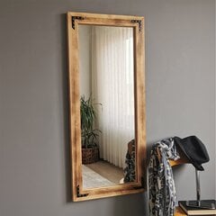 Зеркало Kalune Design 2127, коричневое цена и информация | Подвесные зеркала | hansapost.ee