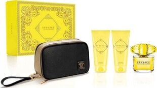 Versace Yellow Diamond - EDT 90 ml + body lotion 100 ml + shower gel 100 ml + cosmetic bag цена и информация | Женские духи | hansapost.ee