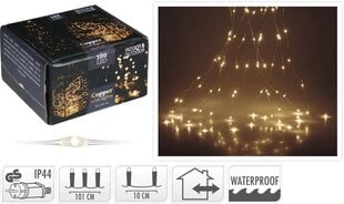Штора-гирлянда Silverwire, 100 LED цена и информация | Новогодняя гирлянда Holiday, 10 светодиодов, 30 см | hansapost.ee