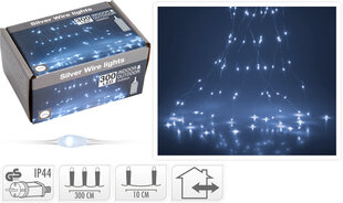 Garlandkardin Silverwire, 300 LED-i цена и информация | Новогодняя гирлянда Holiday, 10 светодиодов, 30 см | hansapost.ee