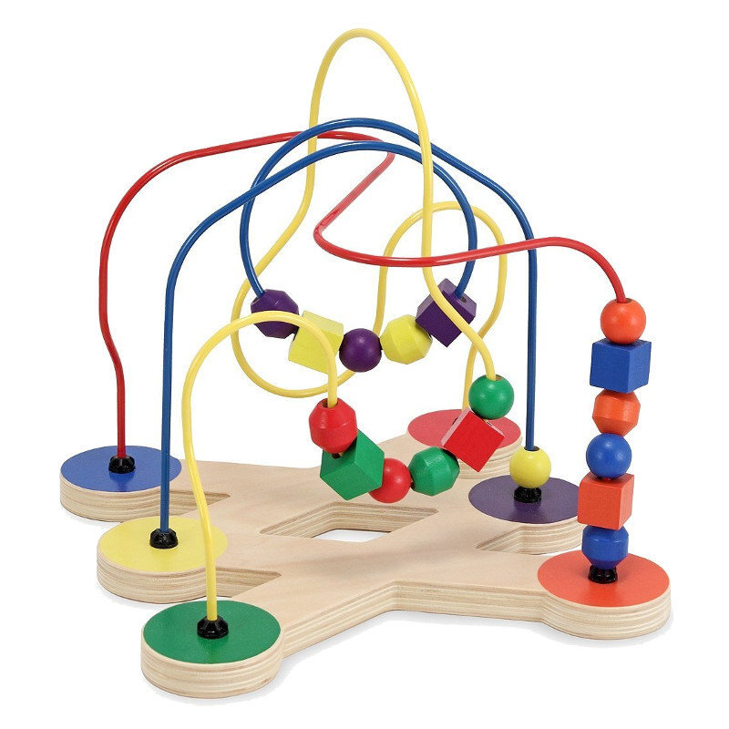 Puidust mäng Melissa & Doug Bead Maze hind ja info | Beebide mänguasjad | hansapost.ee