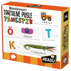 Игра «Прикоснись к алфавиту» Headu Montessori, эстонский язык цена и информация | Развивающие игрушки для детей | hansapost.ee