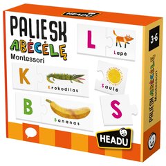 Игра «Прикоснись к алфавиту» руководителя «Монтессори», на литовском языке цена и информация | Развивающие игрушки для детей | hansapost.ee