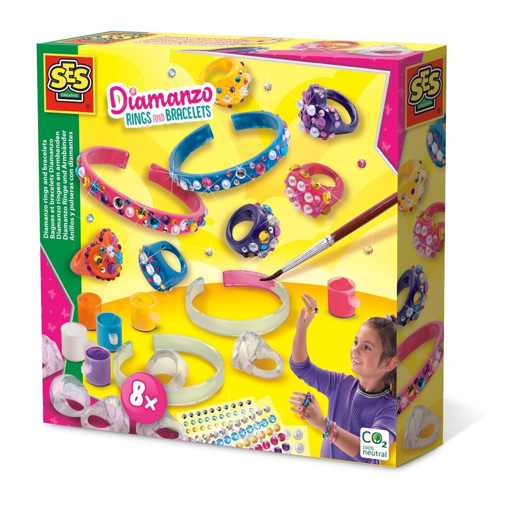SES Diamanzo komplekt sõrmused ja kaevõrud hind ja info | Mänguasjad tüdrukutele | hansapost.ee
