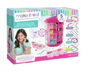 MAKE IT REAL Käsitöö komplekt 5 ühes Activity Tower hind ja info | Mänguasjad tüdrukutele | hansapost.ee