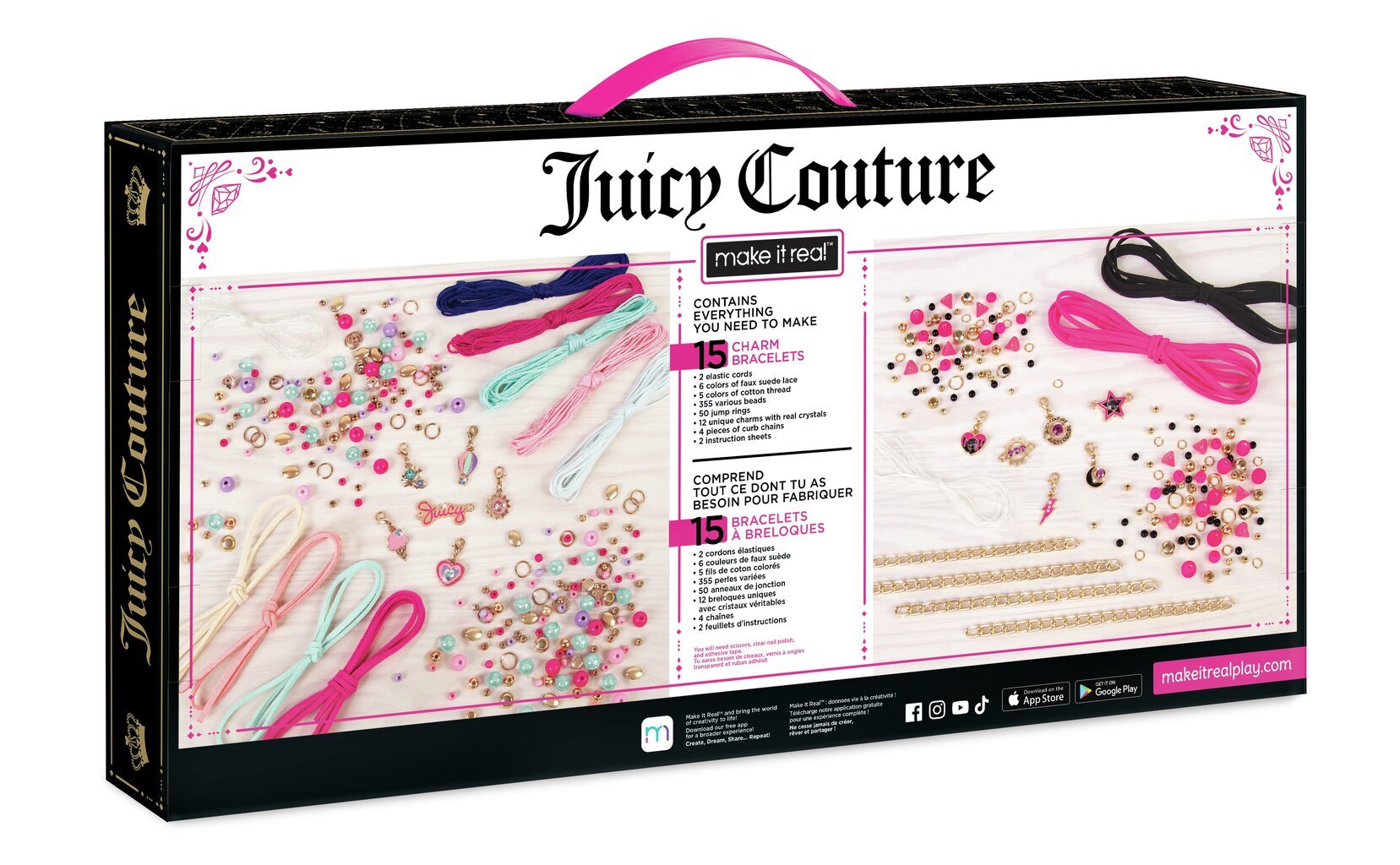 MAKE IT REAL Juicy Couture Mega käsitöö komplekt 2 ühes цена и информация | Mänguasjad tüdrukutele | hansapost.ee