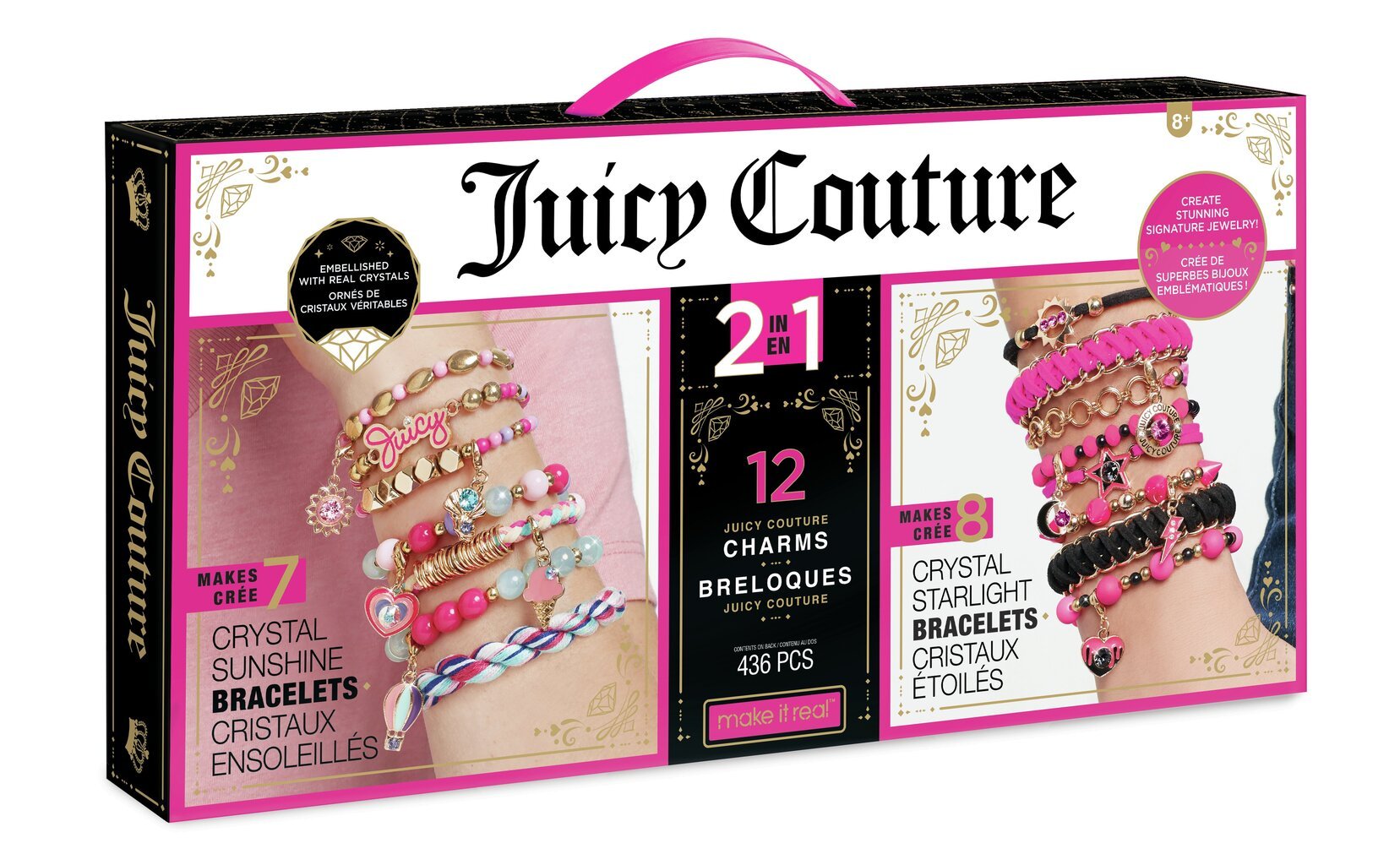 MAKE IT REAL Juicy Couture Mega käsitöö komplekt 2 ühes цена и информация | Mänguasjad tüdrukutele | hansapost.ee