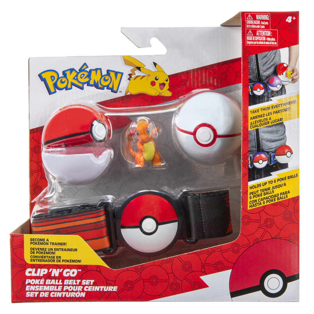 POKEMON Clip ´n´ Go Vöökomplekt figuuriga, W8 hind ja info | Mänguasjad poistele | hansapost.ee