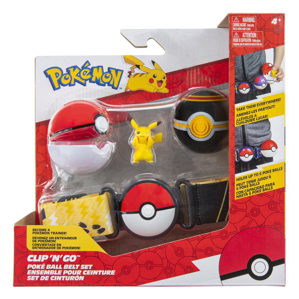 POKEMON Clip ´n´ Go Vöökomplekt figuuriga, W8 hind ja info | Mänguasjad poistele | hansapost.ee