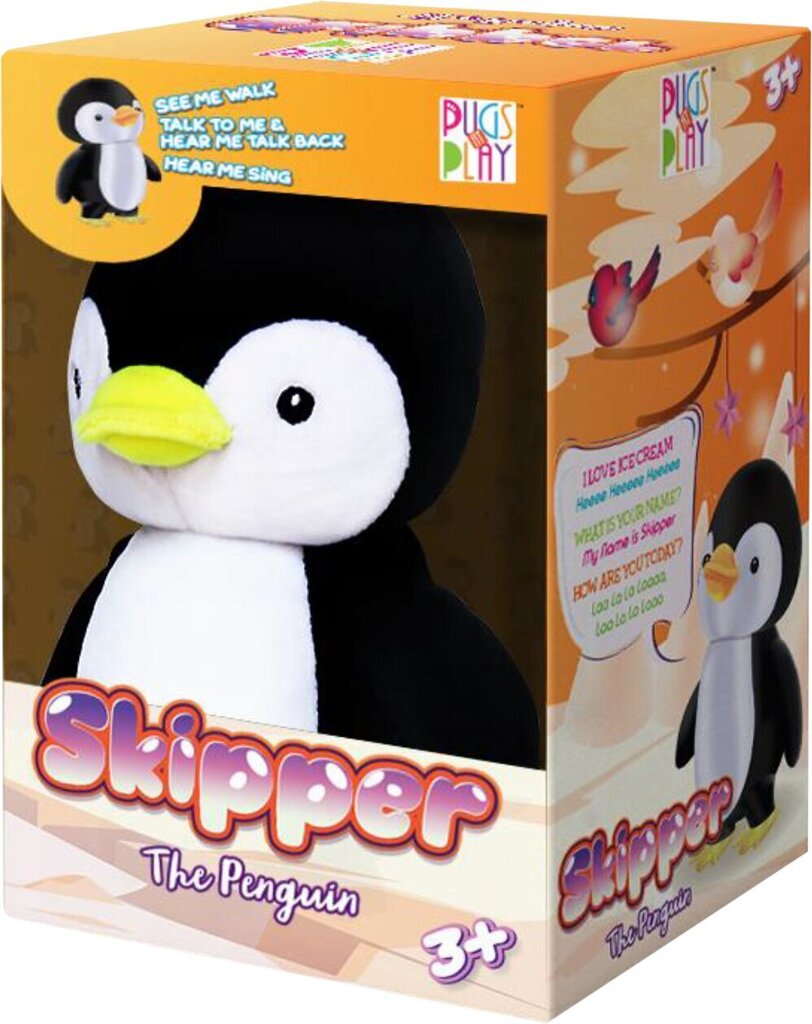PUGS AT PLAY Kõndiv ja rääkiv pingviin Skipper цена и информация | Arendavad laste mänguasjad | hansapost.ee