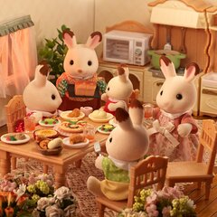 Семейство кроликов Sylvanian Families цена и информация | Игрушки для девочек | hansapost.ee