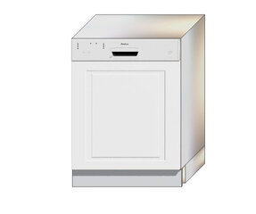 Лицевая часть посудомоечной машины Natalia White Gloss, белый цена и информация | Кухонные шкафчики | hansapost.ee