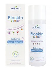 Средство для мытья лица и тела для детей Salcura Bioskin Junior, 200 мл цена и информация | Salcura Косметички | hansapost.ee