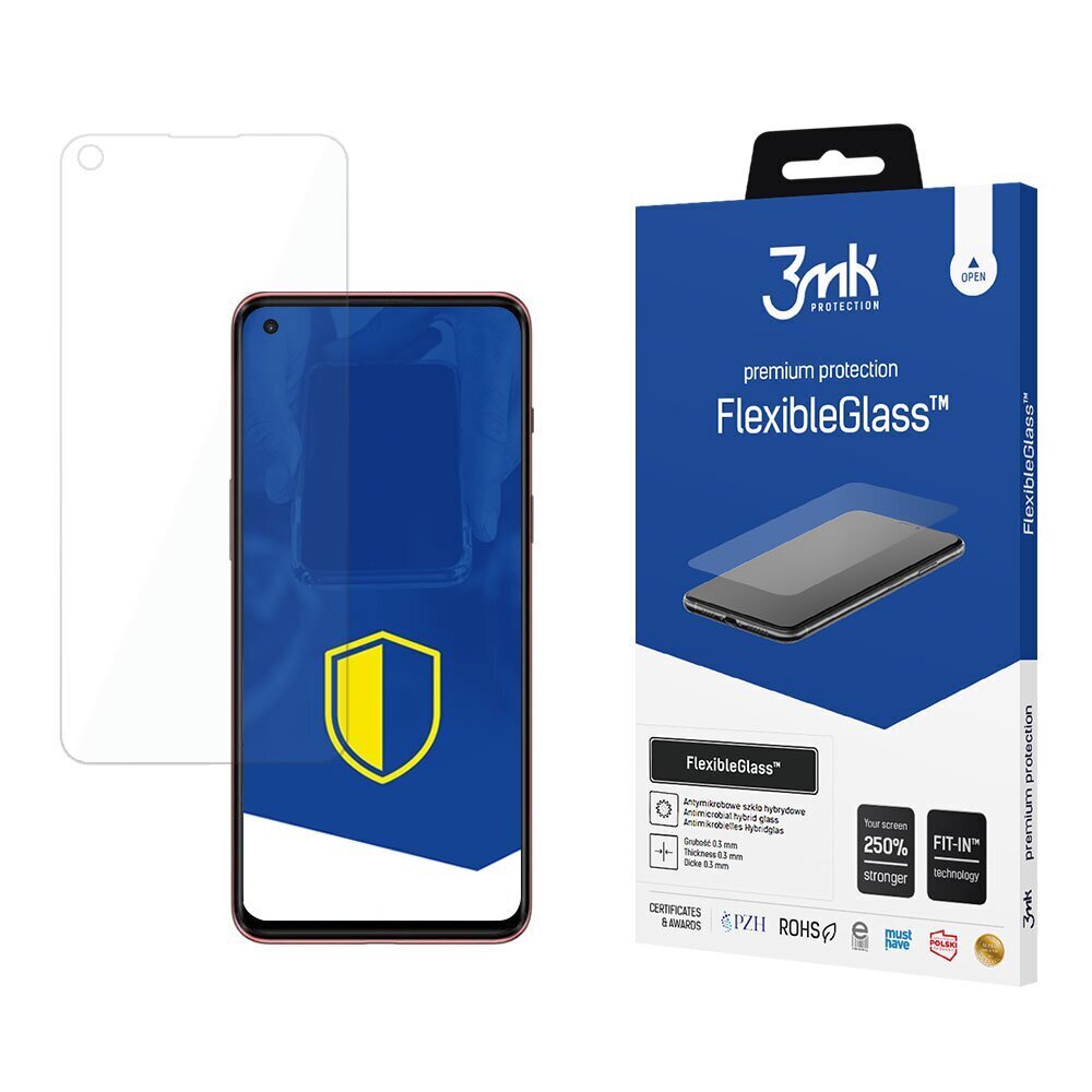 OnePlus Nord 2 5G - 3mk FlexibleGlass™ screen protector hind ja info | Ekraani kaitseklaasid ja kaitsekiled | hansapost.ee