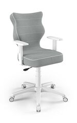 Офисное кресло Entelo Duo JS03 6, серое/белое цена и информация | Офисные кресла | hansapost.ee
