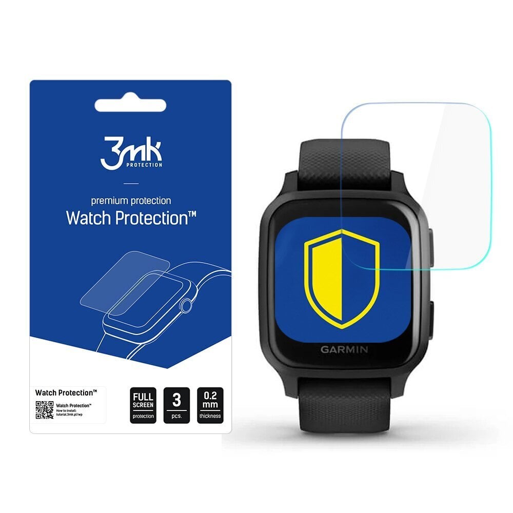 Garmin Venu SQ - 3mk Watch Protection™ v. ARC+ screen protector цена и информация | Nutikellade aksessuaarid ja tarvikud | hansapost.ee