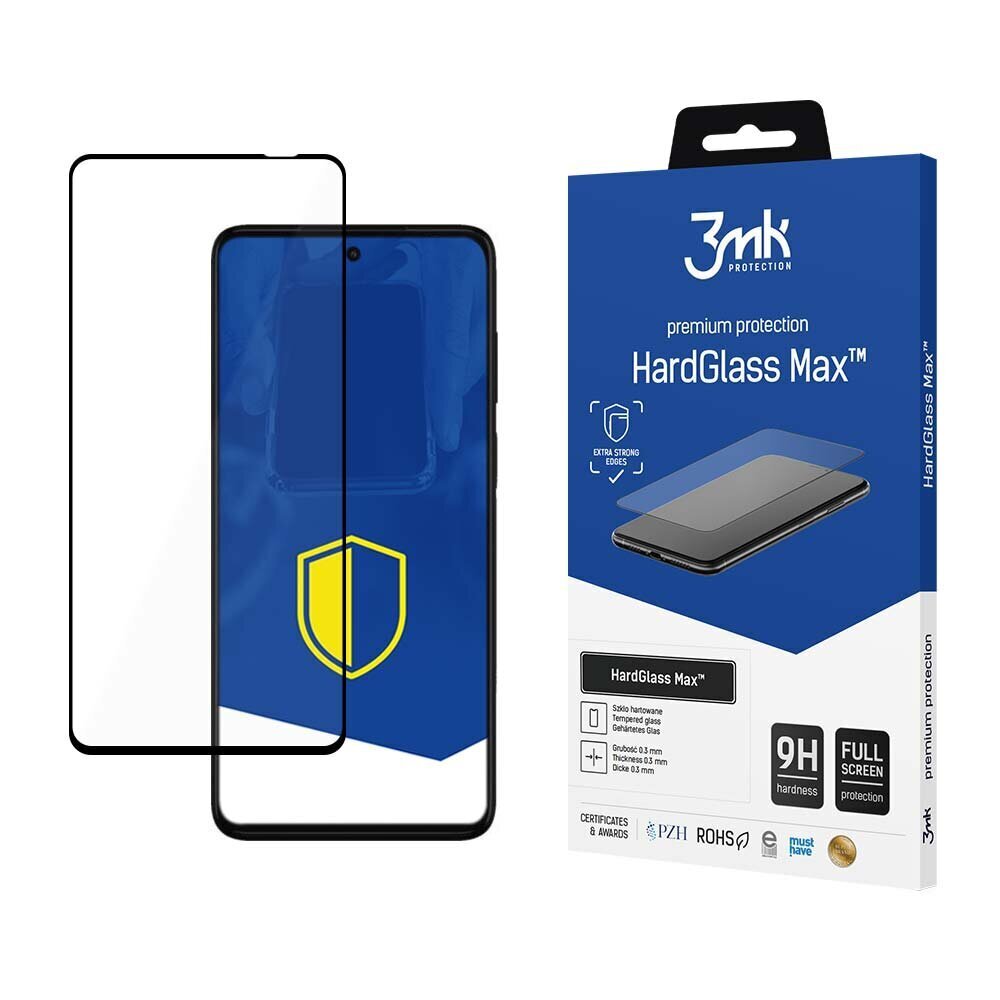 Motorola Moto G42 - 3mk HardGlass Max™ screen protector цена и информация | Ekraani kaitseklaasid ja kaitsekiled | hansapost.ee