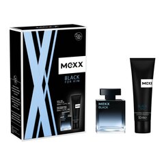 Komplekt meestele Mexx Black Man: EDT 30 ml + dušigeel 50 ml hind ja info | Parfüümid meestele | hansapost.ee