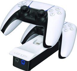 Двойное зарядное устройство для контроллеров Playstation 5 LED. цена и информация | Аксессуары для компьютерных игр | hansapost.ee