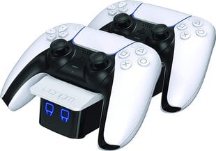 Двойное зарядное устройство для контроллеров Playstation 5 LED. цена и информация | Аксессуары для компьютерных игр | hansapost.ee