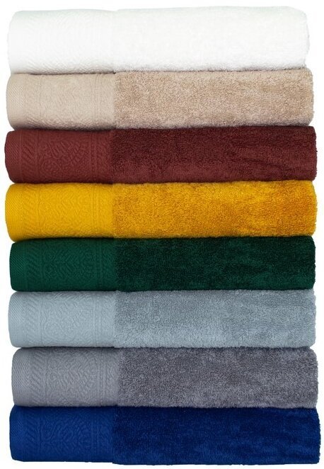 Puuvillane rätik, kreemjat värvi, 70x140 cm. цена и информация | Rätikud ja saunalinad | hansapost.ee