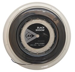 Струны для тениса Dunlop Black Widow 1.31mm 200m Co-PE monofilament чёрная цена и информация | Товары для большого тенниса | hansapost.ee