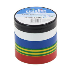 Комплект клейкой ленты Plugger PVC Tape Color Pack 10м цена и информация | Механические инструменты | hansapost.ee