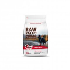 Сухой беззерновой корм Raw Paleo для собак крупных пород для взрослых крупных пород с говядиной, 2,5 кг цена и информация | Raw Paleo Товары для животных | hansapost.ee