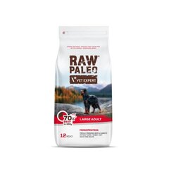 Сухой беззерновой корм Raw Paleo для собак крупных пород Adult Large wire с говядиной, 12 кг цена и информация | Raw Paleo Для собак | hansapost.ee