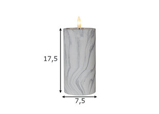 Светодиодная свеча Flamme Marble. цена и информация | Свечи, подсвечники | hansapost.ee