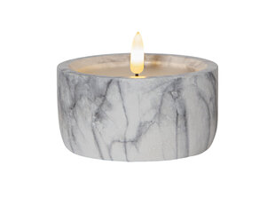 Светодиодная свеча Flamme Marble. цена и информация | Подсвечники, свечи | hansapost.ee