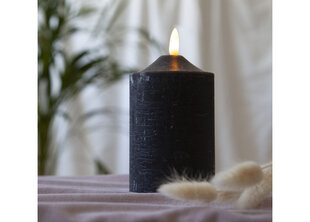 Светодиодная свеча Flamme, черная. цена и информация | Свечи, подсвечники | hansapost.ee