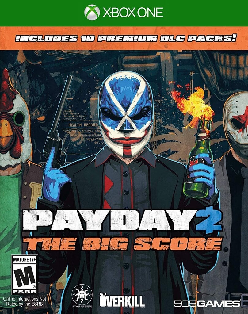 Xbox One PAYDAY 2 The Big Score incl. 10 Premium DLC цена и информация | Konsooli- ja arvutimängud | hansapost.ee