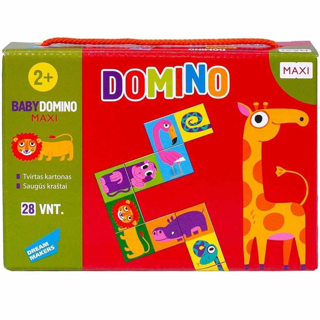 Lauamäng DOMINO väikestele, 28-osaline цена и информация | Beebide mänguasjad | hansapost.ee