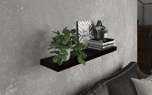 Полка ADRK Furniture Andrea 80, темно-коричневая цена и информация | Полки | hansapost.ee