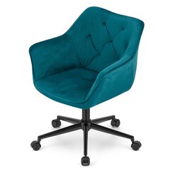 Вращающееся кресло COPA, морской зеленый бархат цена и информация | Офисные кресла | hansapost.ee