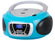 Raadioga kaasaskantav CD -mängija Trevi CMP 510 DAB TURQUOISE цена и информация | Raadiod ja magnetoolad | hansapost.ee