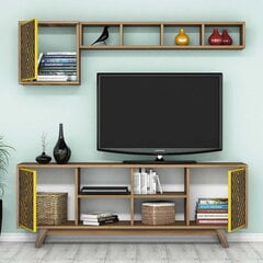 Комплект мебели для гостиной Kalune Design 845(LXI), коричневый/желтый цена и информация | Секции | hansapost.ee