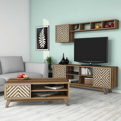 Комплект мебели для гостиной Kalune Design 845(XII), темно-коричневый цена и информация | Секции | hansapost.ee