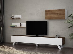 Комплект мебели для гостиной Kalune Design 731(I), белый/коричневый цена и информация | Секции | hansapost.ee